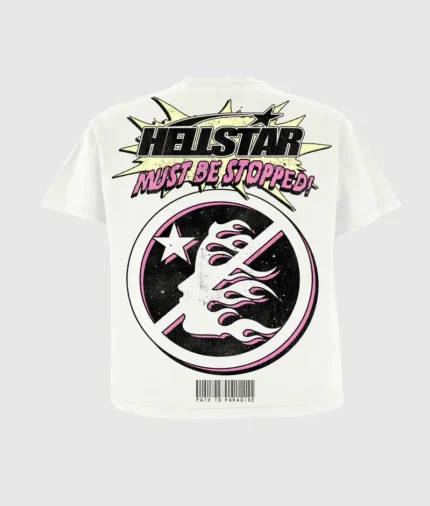 Hellstar Breaking News White T-Shirts