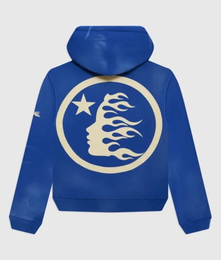 Hellstar No Guts No Glory Blue Hoodie