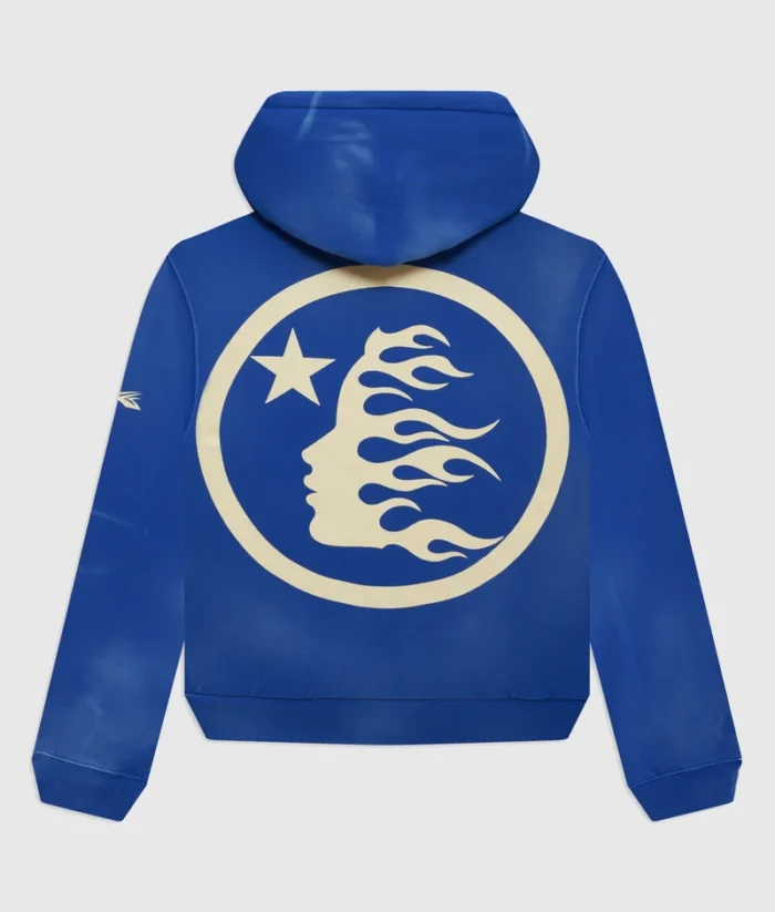 Hellstar No Guts No Glory Blue Hoodie