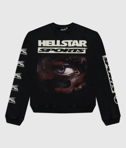 Hellstar Sports 96′ Black Crewneck