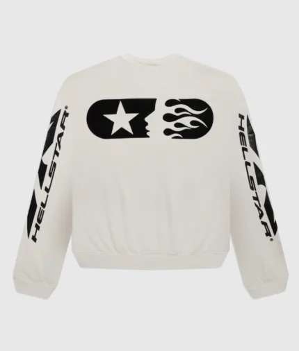 Hellstar Sports White Crewneck