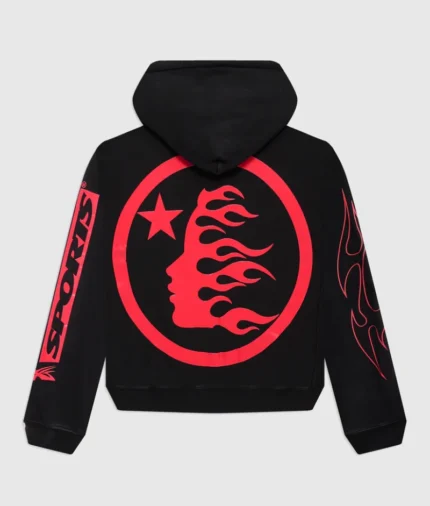 Hellstar Sports Future Flame Black Hoodie