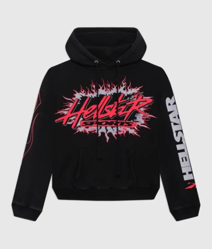 Hellstar Sports Future Flame Black Hoodie