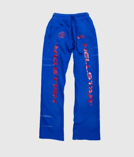 Hellstar Sports Gel Blue Sweatpants