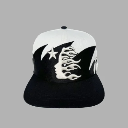 Hellstar Shark Teeth Off White/Black Snapback